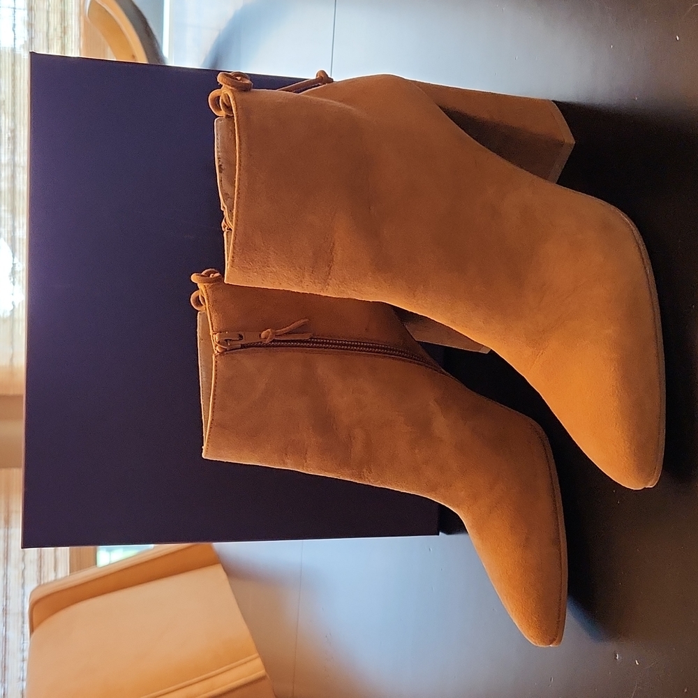 Stuart Weitzman Grandiose Suede Booties